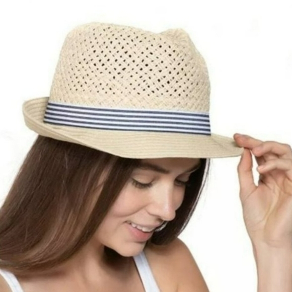 INC International Concepts Accessories - INC International Concepts Open-Braid Fedora - Tan